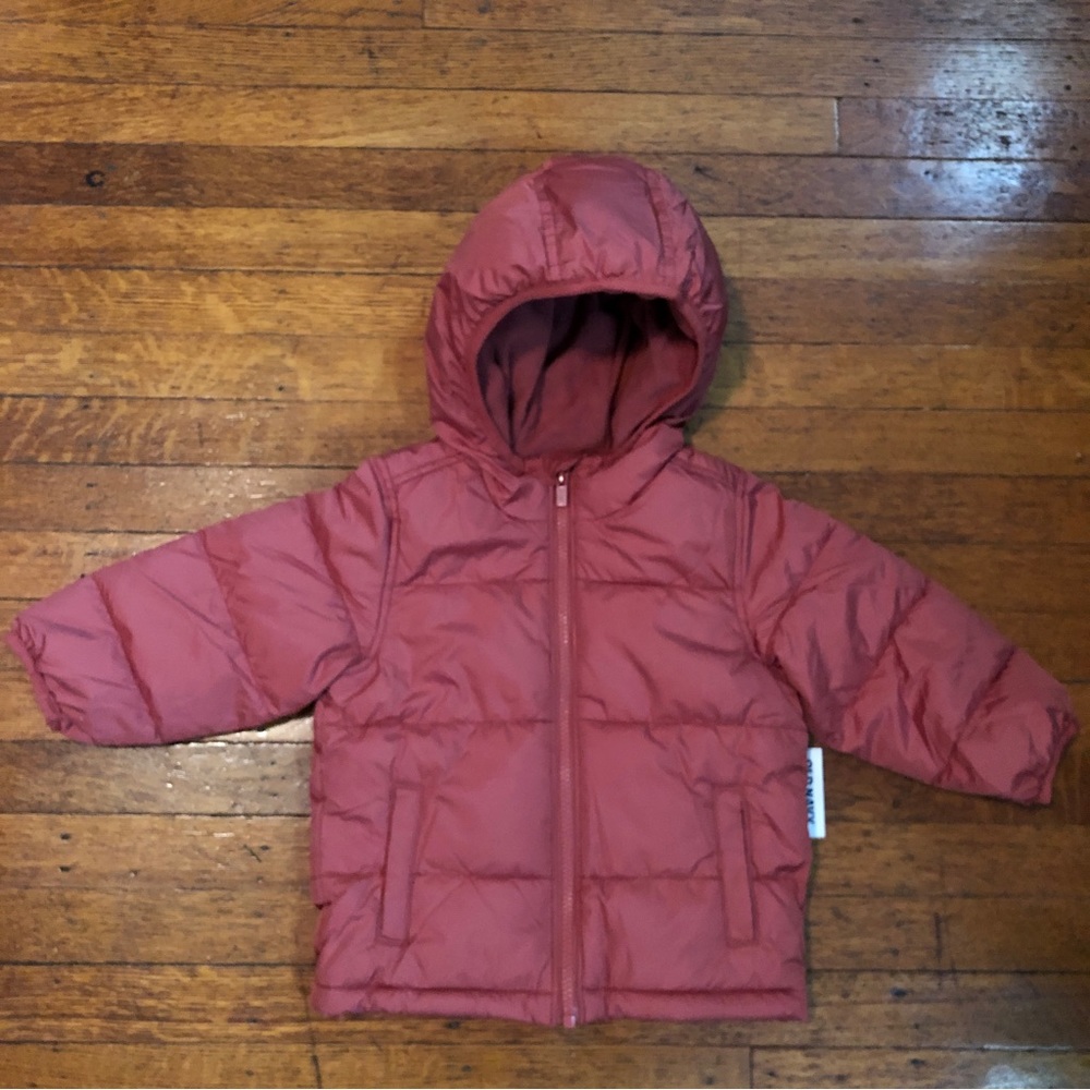 New 2T Old Navy Frost Free Hooded "Spice Girl” Quilted Puffer Jacket